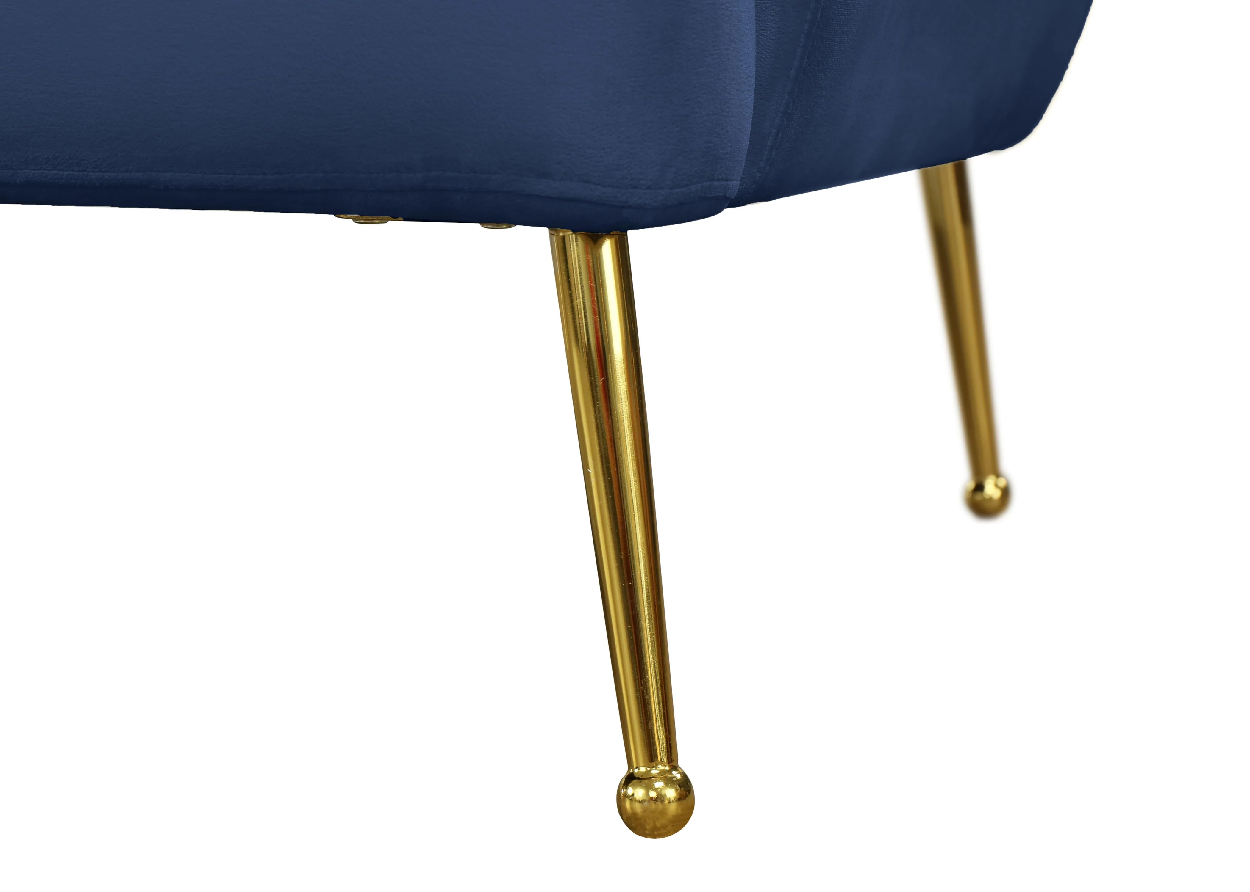 Tori Navy Velvet Chair - Image 8