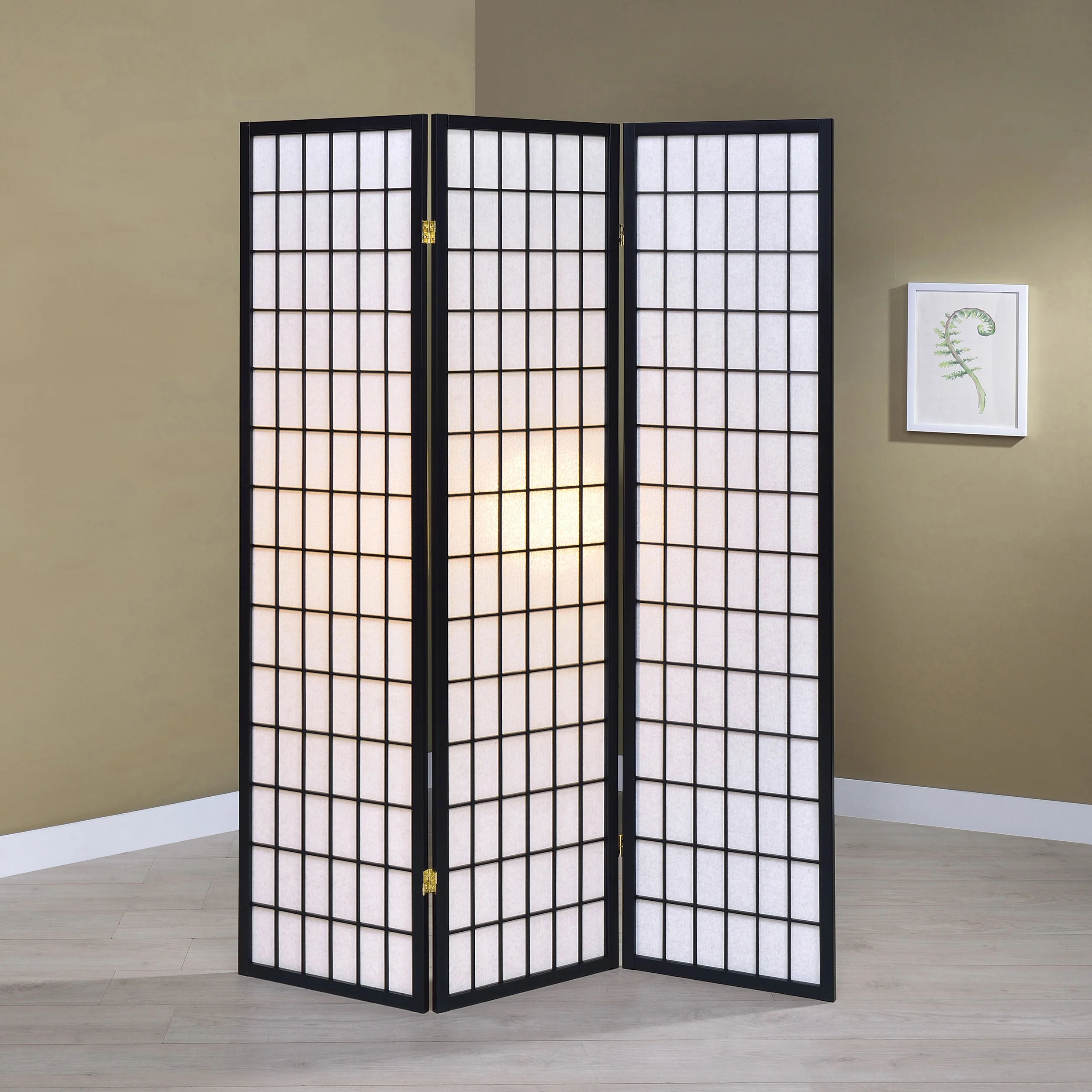 Carrie Three-Panel Room Divider - Image 2