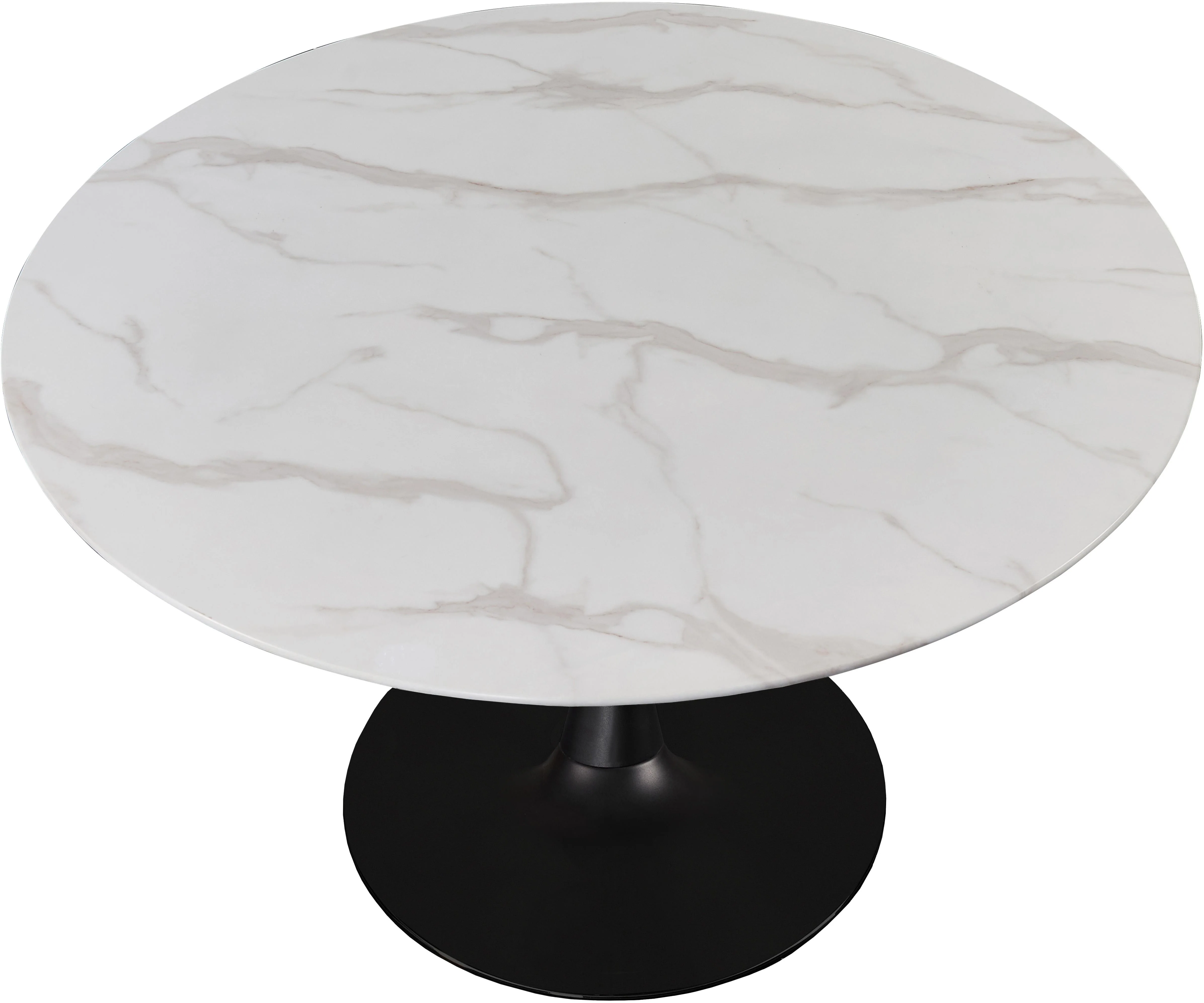 Tulip Matte Black Dining Table - Image 2