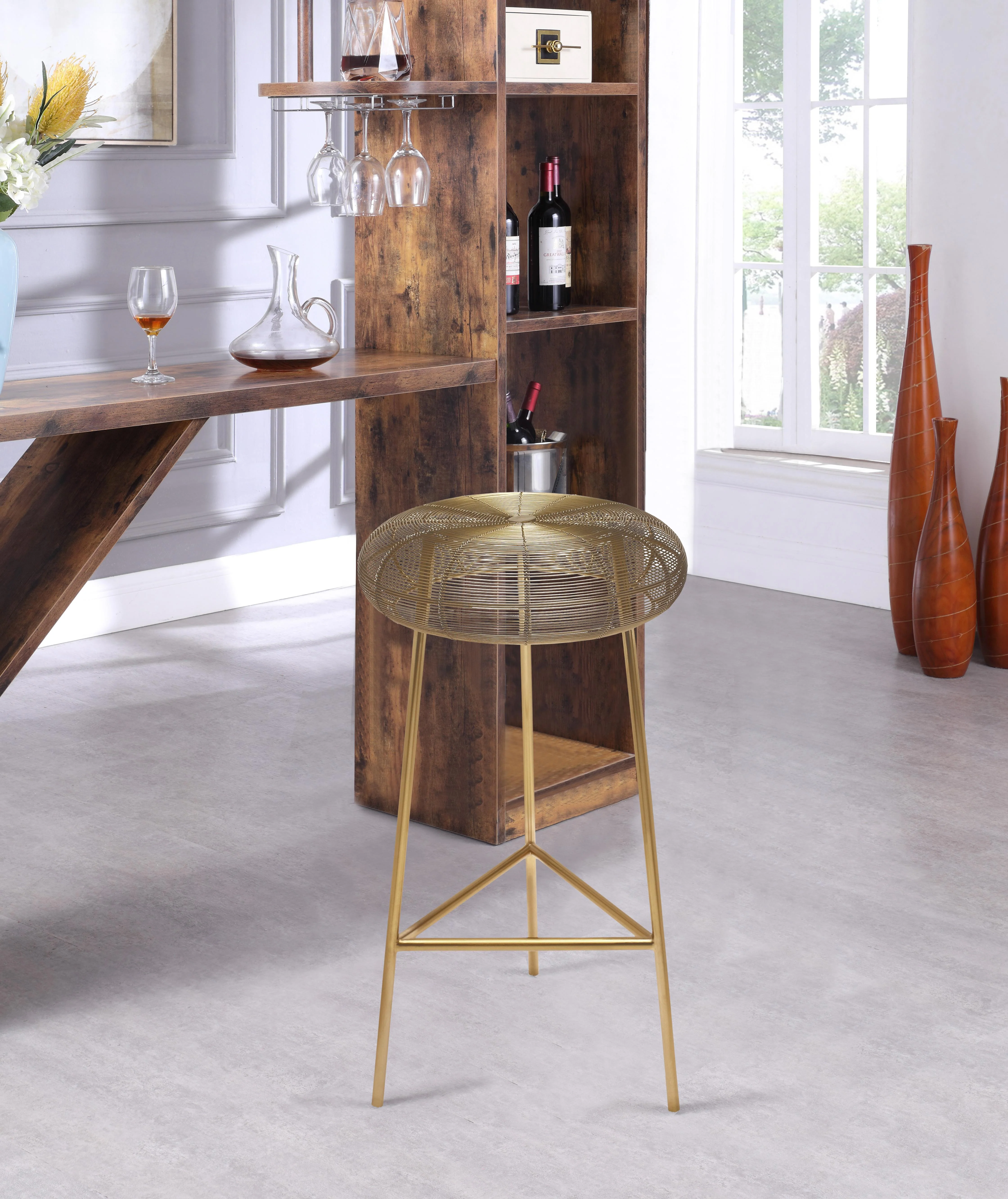 Tuscany Gold Bar Stool - Image 6