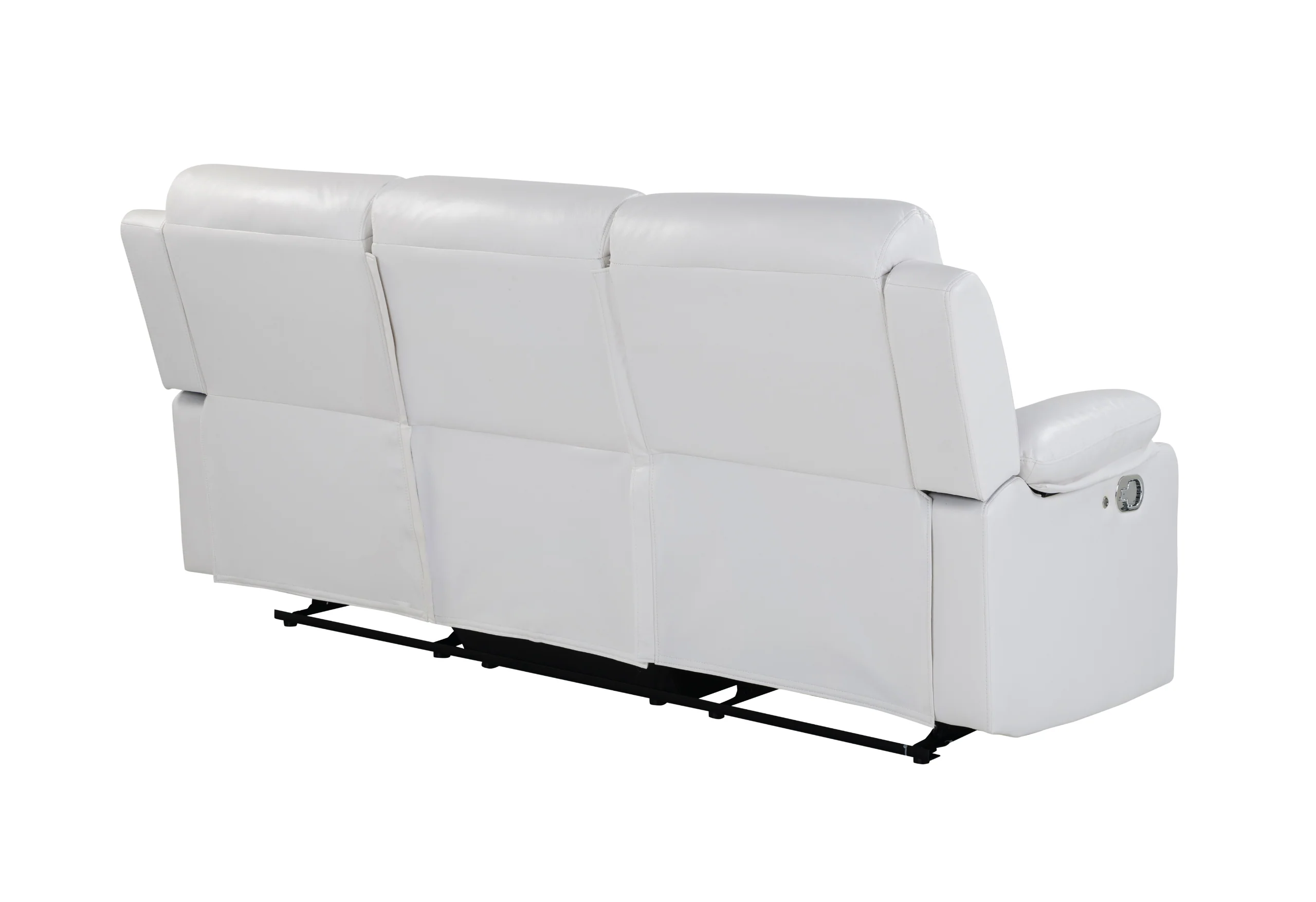 U6026 BLANCHE WHITE RECLINING SOFA WITH LED - Image 4