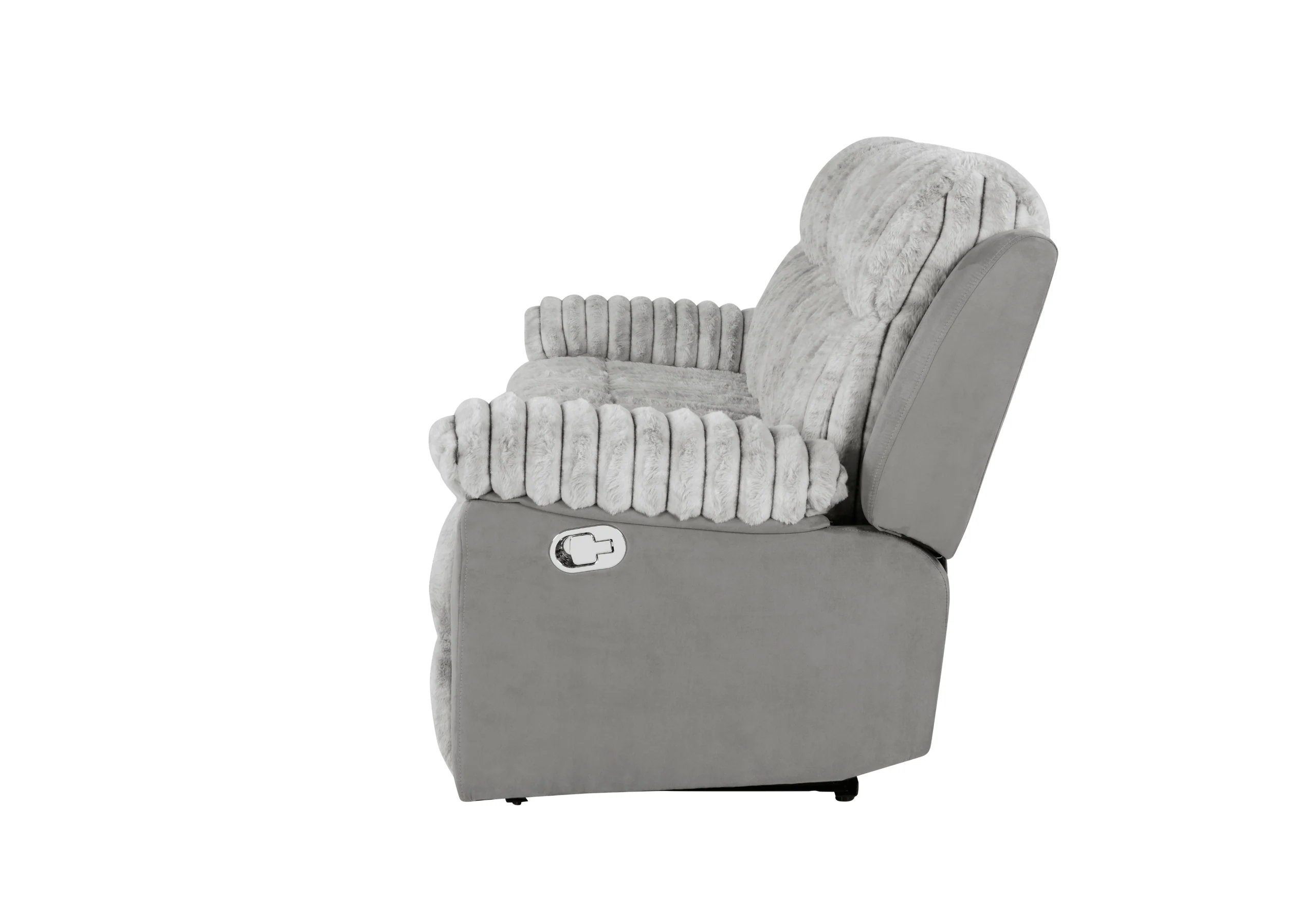 U6028 GREY RECLINING SOFA - Image 3