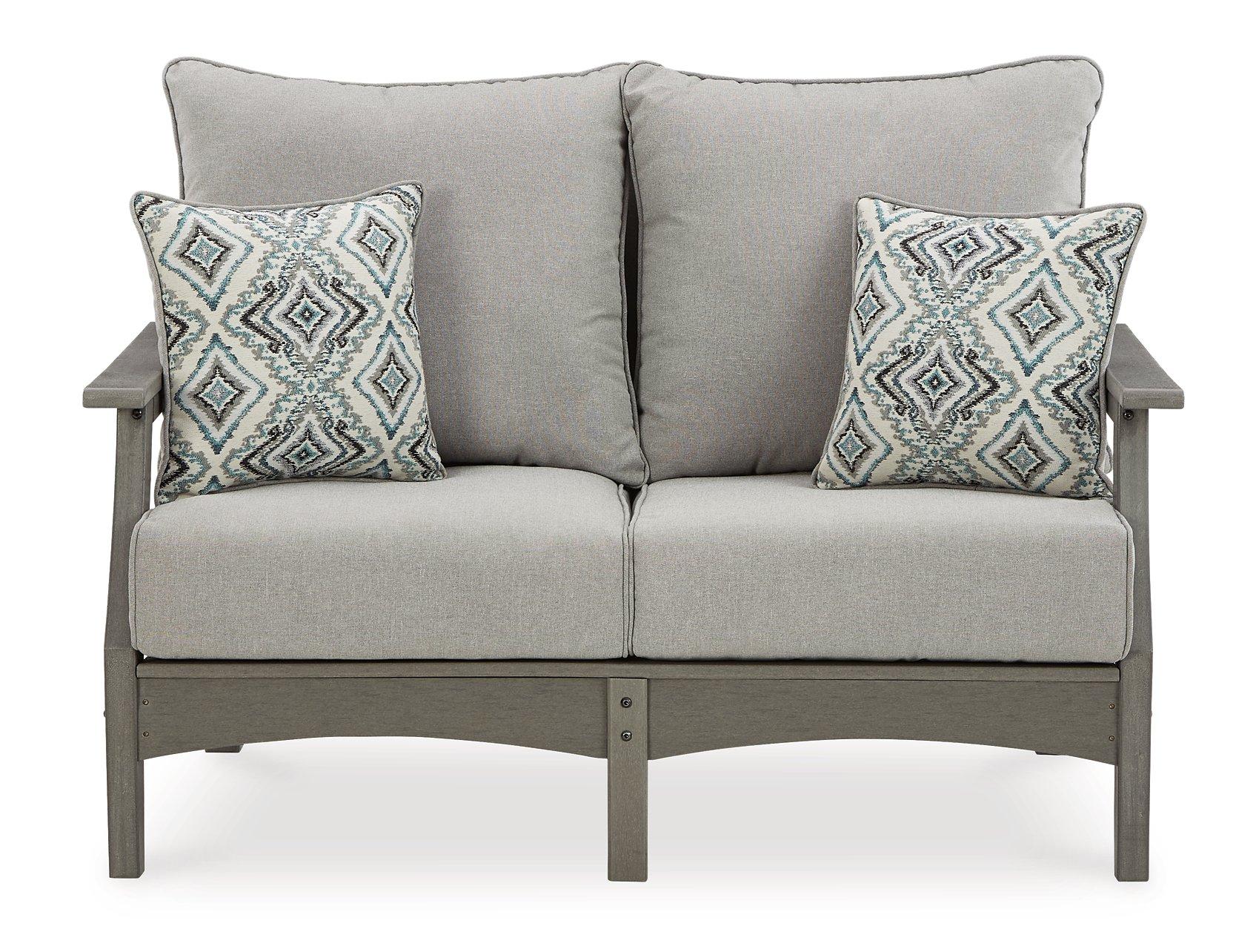 Visola Outdoor Loveseat and Coffee Table - Image 3
