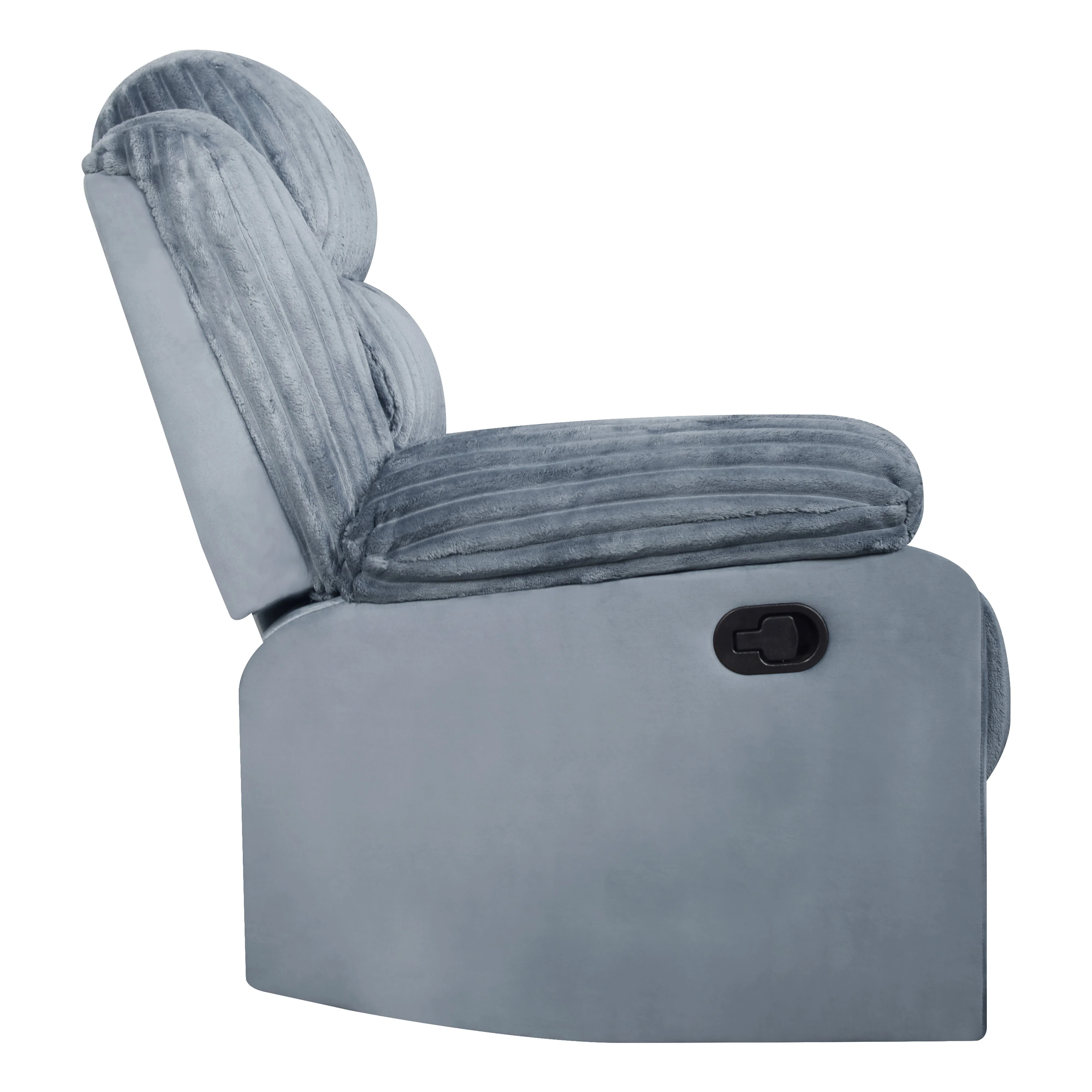 Willow Console Loveseat W/ Dual Recliners-Gray - Image 4