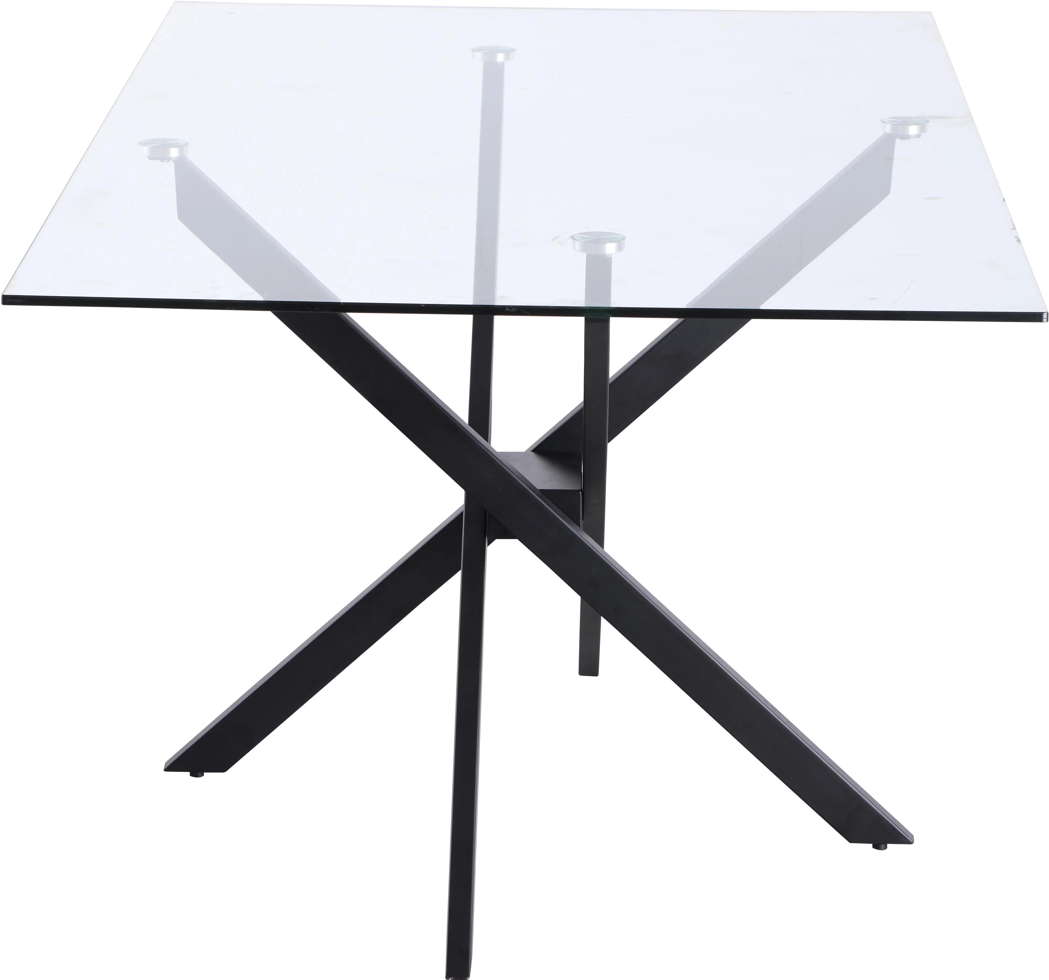 Xander Matte Black Dining Table - Image 3