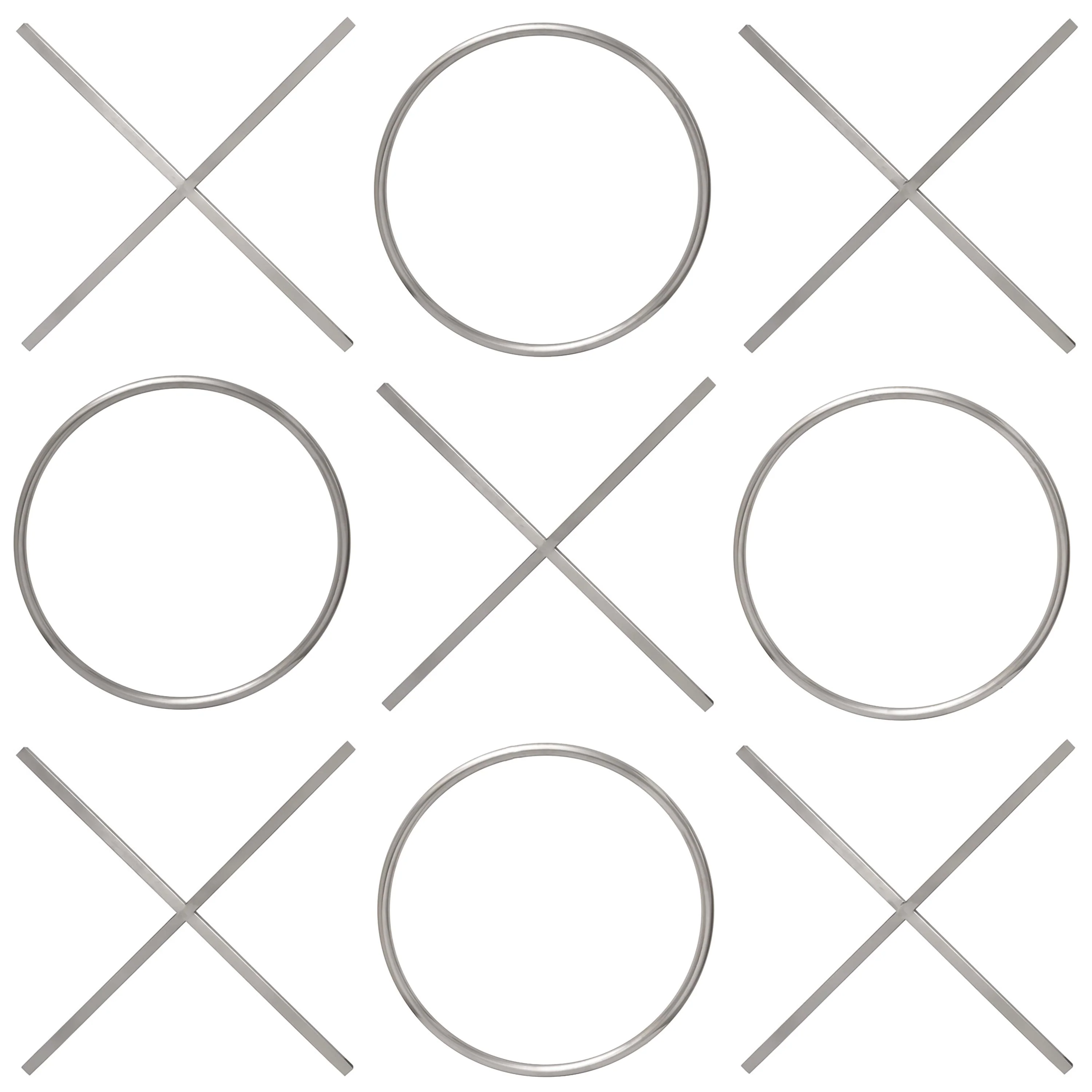 XOXO Chrome Stainless Steel Wall Decor - Image 7