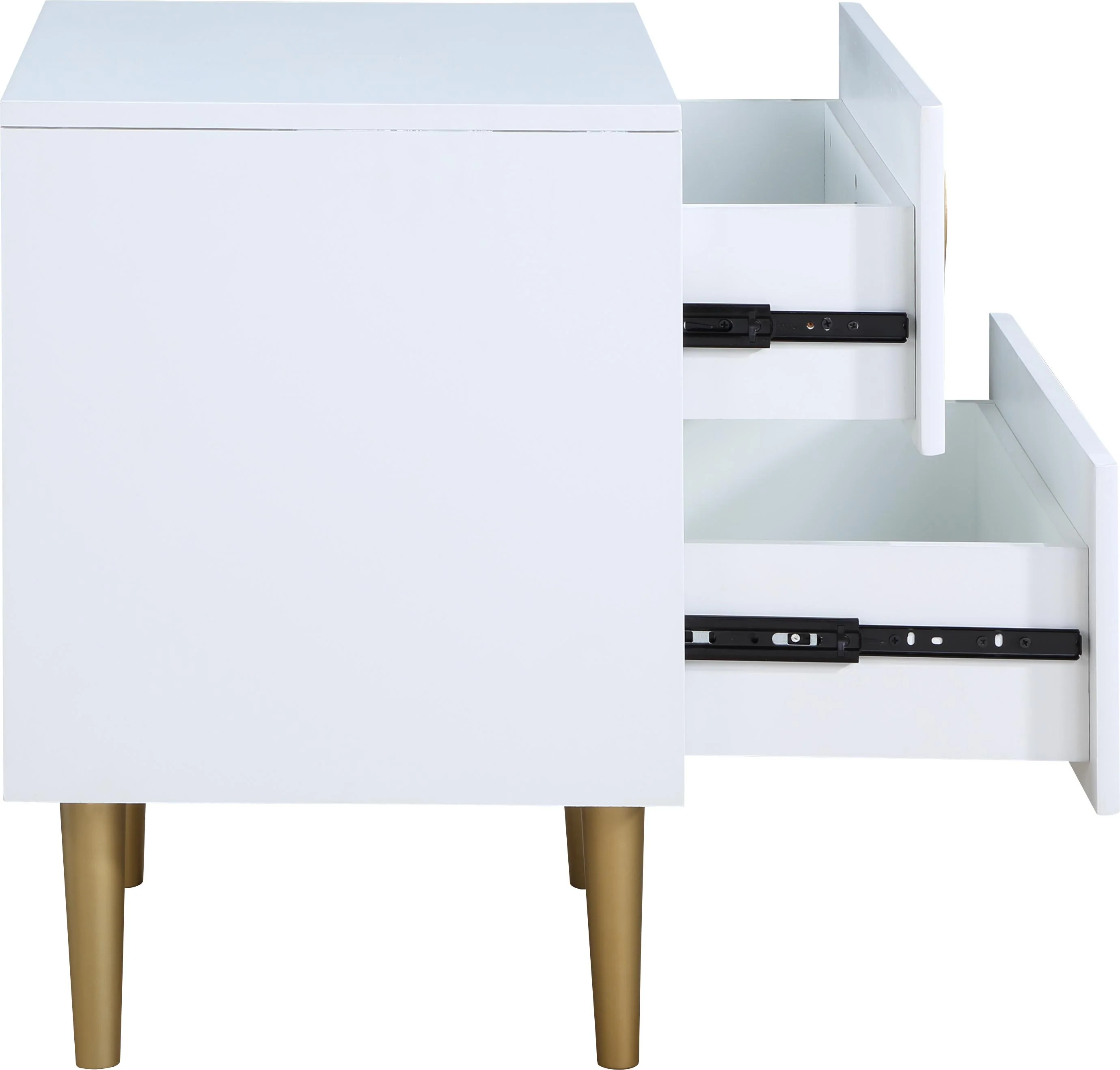 Zayne White Night Stand - Image 4